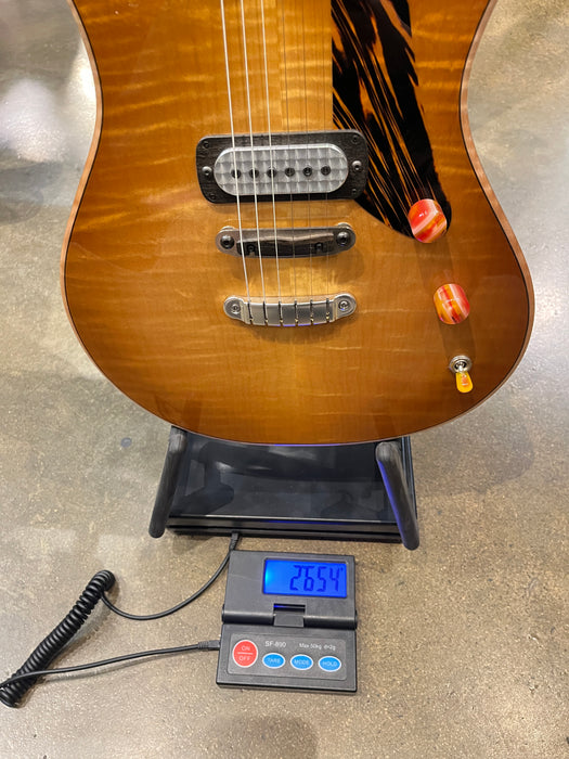 Powers Electric A-Type Select Maple FF42 Hard Tail Electric Guitar - Wild Honey Burst - A573