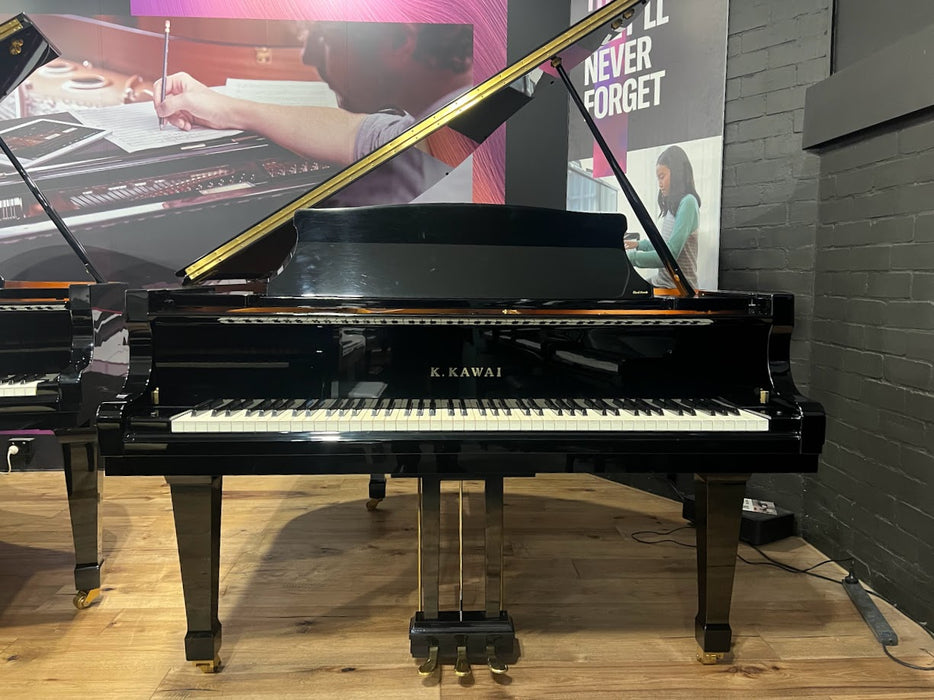 Kawai RX-3 186cm Preowned Grand Piano 2589429 - Polished Ebony