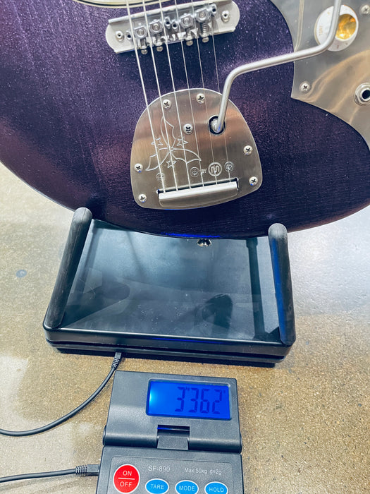 Novo Serus J Extra Light Distress Electric Guitar - Purple Stranger Sparkle