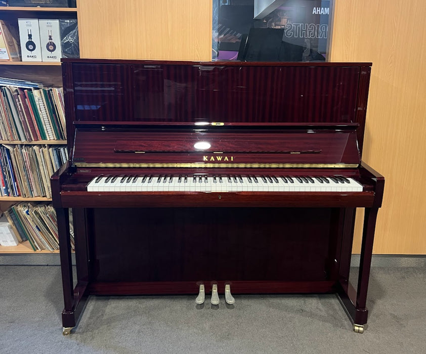 Kawai K-500 Preowned Upright Piano 2748505 - Polished Mahogany