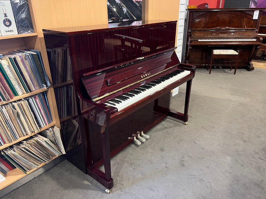 Kawai K-500 Preowned Upright Piano 2748505 - Polished Mahogany