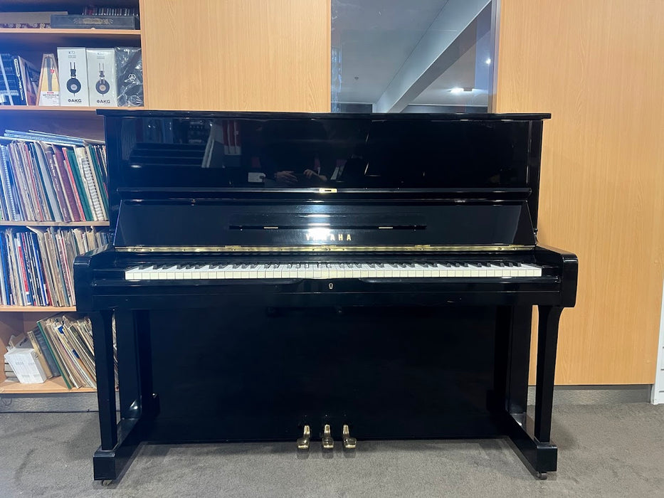 Yamaha U1H 121cm Preowned Upright Piano - Polished Ebony