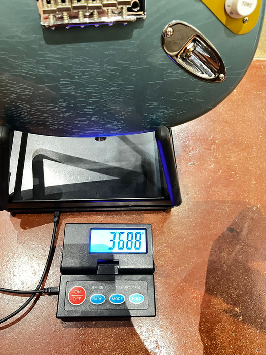 Fender Custom Shop Limited Edition 1957 Stratocaster Deluxe Closet Classic Rosewood Neck - Aged Teal Green Metallic - CZ579522