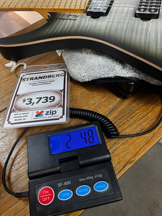 Strandberg Boden Original NX6 Electric Guitar - Charcoal Black - C2303770