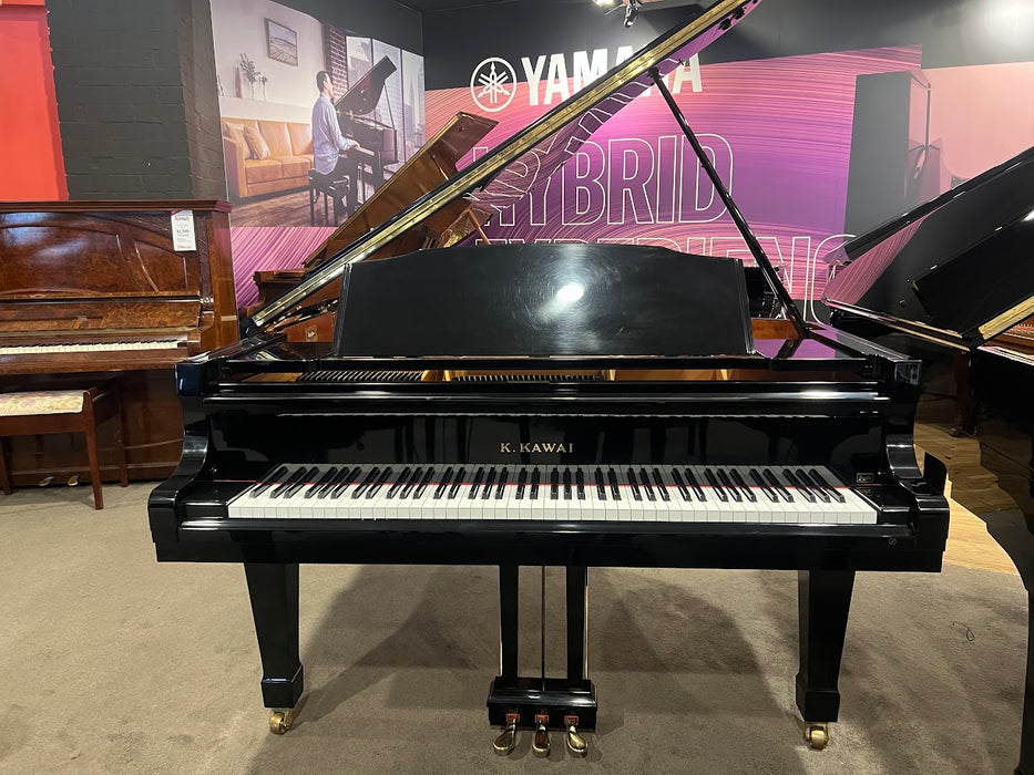 Kawai GS-50 205cm Preowned Grand Piano - Polished Ebony