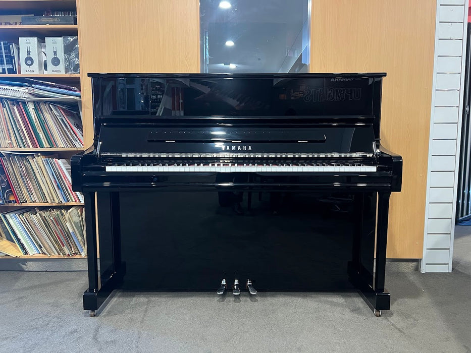 Yamaha U1JCP 121cm Preowned Upright Piano J34361255 - Polished Ebony