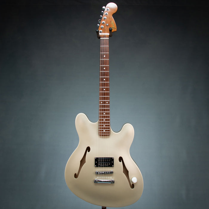 Fender Tom Delonge Signature Starcaster w/Bag - Satin Shoreline Gold - Preowned