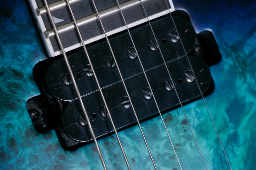 Jackson Pro Series Soloist SL2P MAH Electric Guitar - Aqua Shok - Preowned