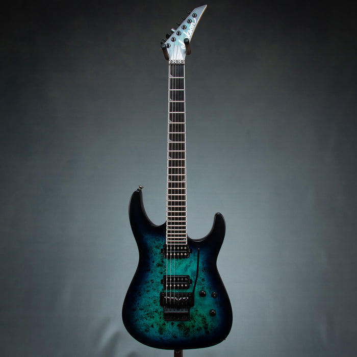 Jackson Pro Series Soloist SL2P MAH Electric Guitar - Aqua Shock - Preowned