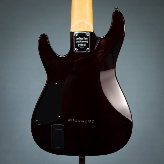 Schecter Damien Elite-8 8 String Electric Guitar - Crimson Red Burst - Preowned