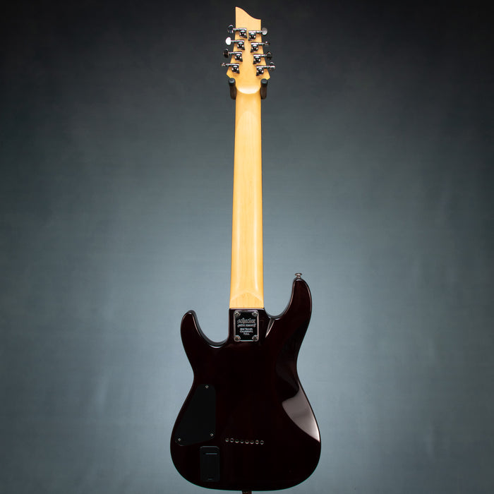 Schecter Damien Elite-8 8 String Electric Guitar - Crimson Red Burst - Preowned
