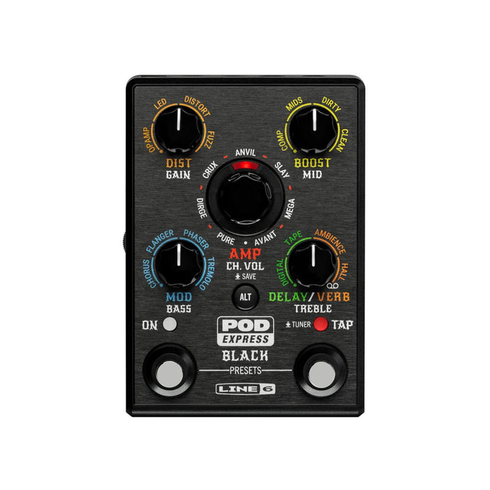 Line 6 POD Express Black High Gain Multi-Effects Pedal