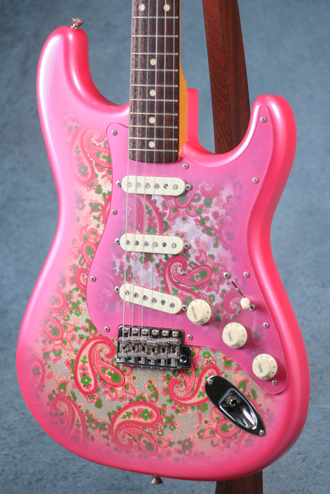 Fender Made In Japan Traditional 60s Stratocaster Electric Guitar w/Case - Pink Paisley - Preowned