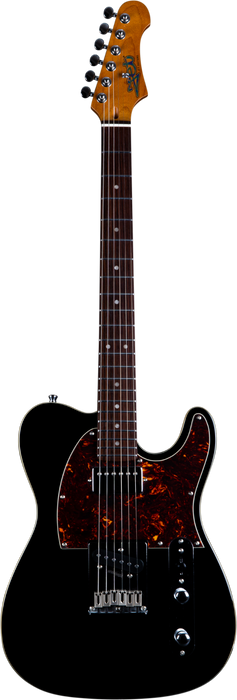JET JT-350-BK-R Rosewood SH Electric Guitar - Black