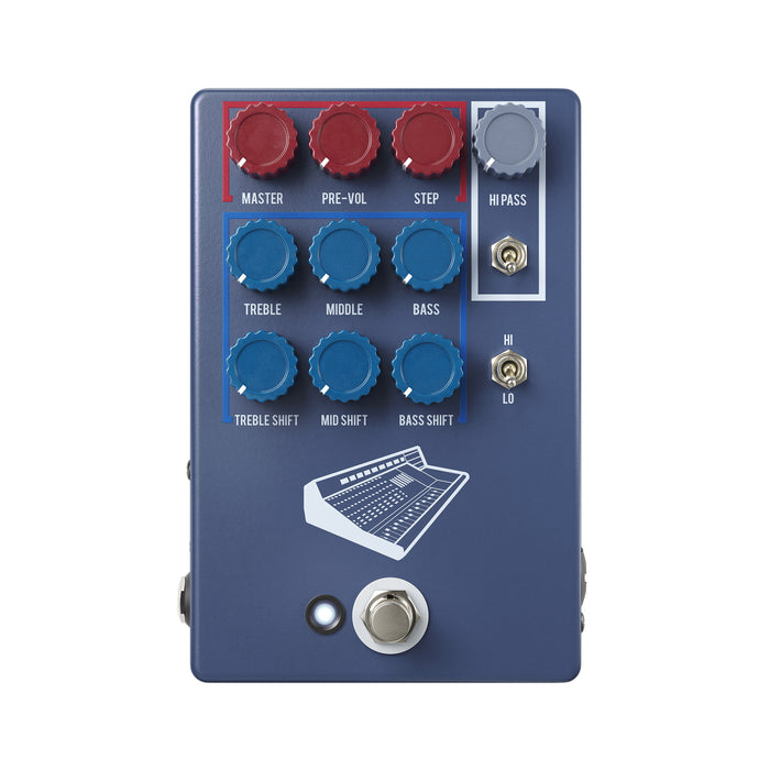 JHS Colour Box Preamp DI Pedal V2 - 10th Year Anniversary Blue