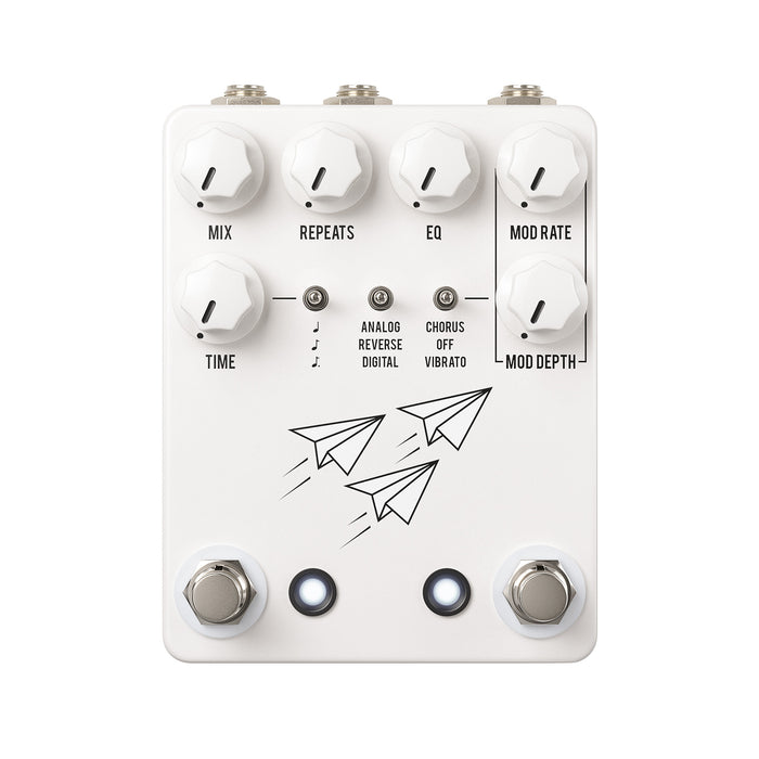 JHS Flight Delay Effects Pedal - White