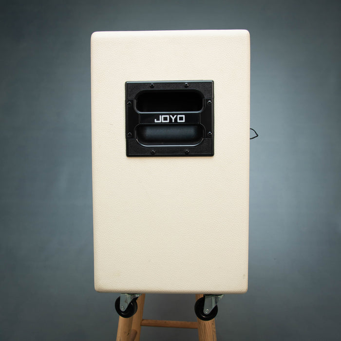 JOYO 212V 2x12 Inch Celestion V30 Speaker Cabinet - Cream - Preowned