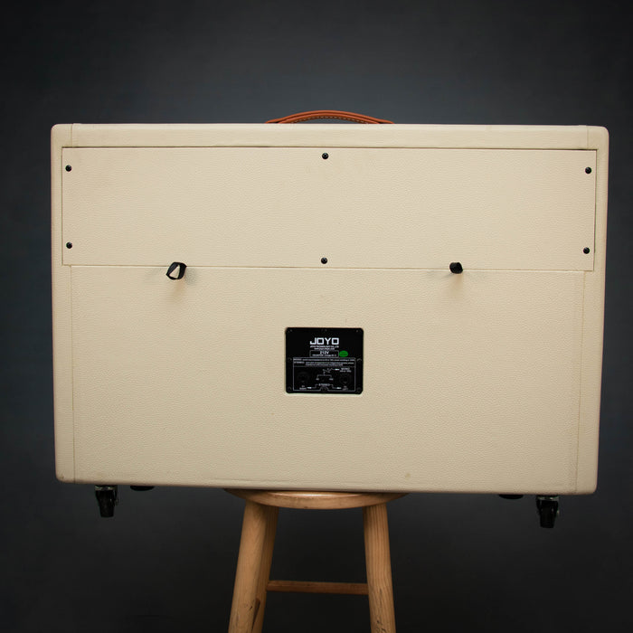JOYO 212V 2x12 Inch Celestion V30 Speaker Cabinet - Cream - Preowned