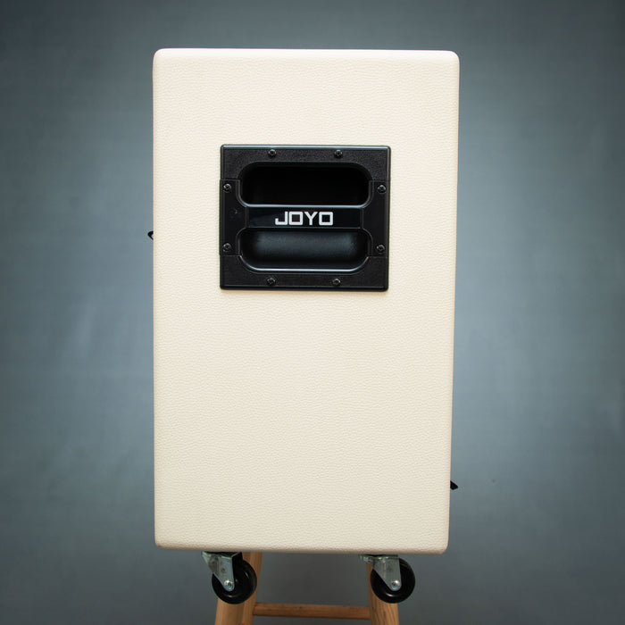 JOYO 212V 2x12 Inch Celestion V30 Speaker Cabinet - Cream - Preowned