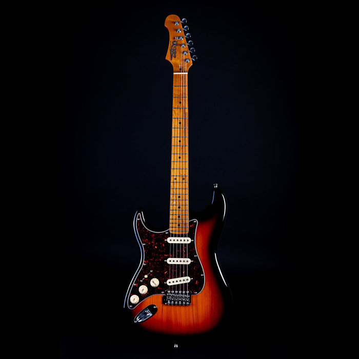 JET JS-300-SB SSS Left Handed Electric Guitar - Sunburst