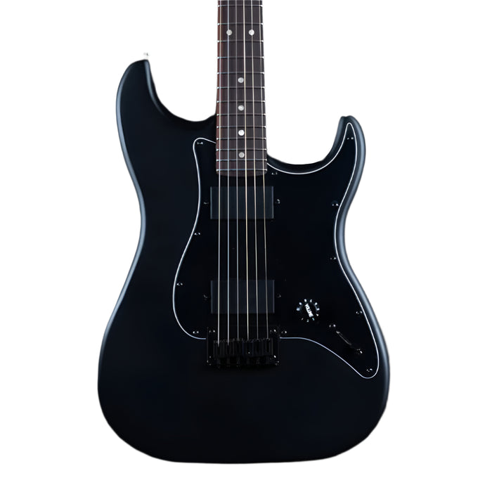 JET JS-400-MBK-R HH Electric Guitar - Matte Black