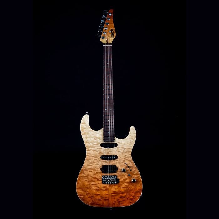 JET Elite JS-45-ELITE-FB HSS Electric Guitar - Fireburst