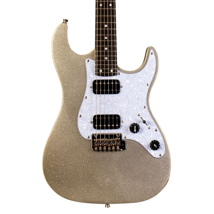 JET JS-500-SLS HH Electric Guitar - Silver Sparkle - B-Stock