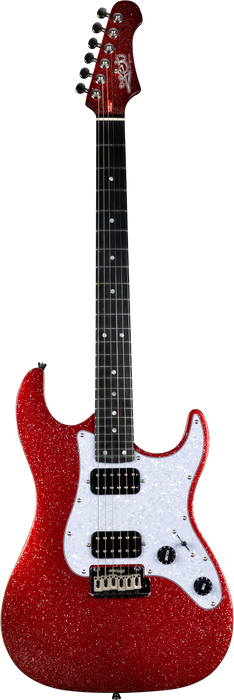 JET JS-500-RDS HH Electric Guitar - Red Sparkle
