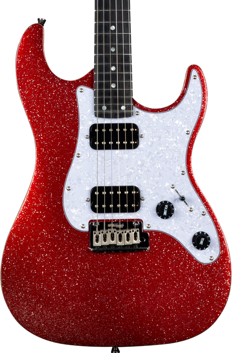 JET JS-500-RDS HH Electric Guitar - Red Sparkle