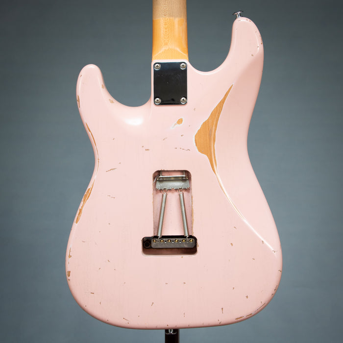 Suhr 2017 Classic S Antique Extra Heavy Aging Triple Thornbucker w/Case - Shell Pink - Preowned