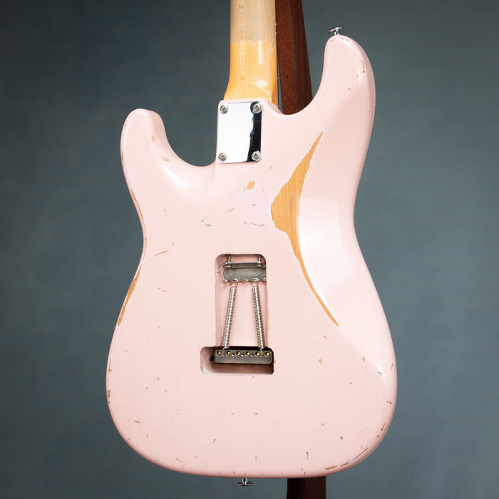 Suhr 2017 Classic S Antique Extra Heavy Aging Triple Thornbucker w/Case - Shell Pink - Preowned