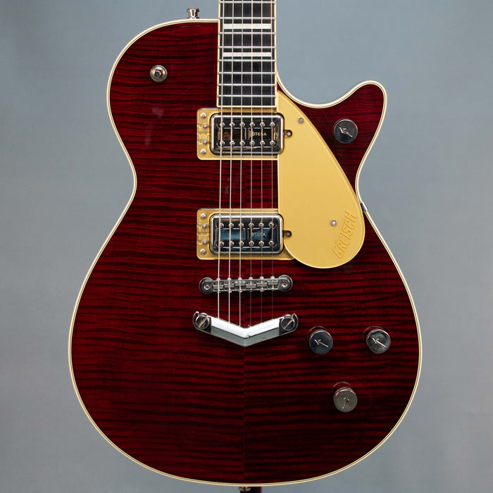 Gretsch G6228FM Players Edition Jet Electric Guitar w/Case - Dark Cherry Stain - Preowned