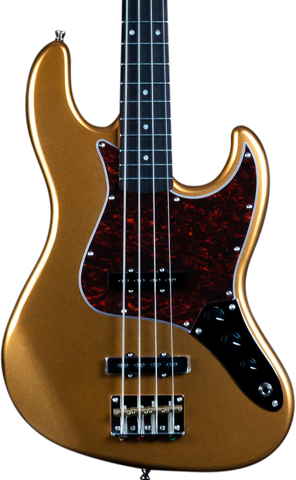JET JJB-300-GD-R Electric Bass Guitar - Gold