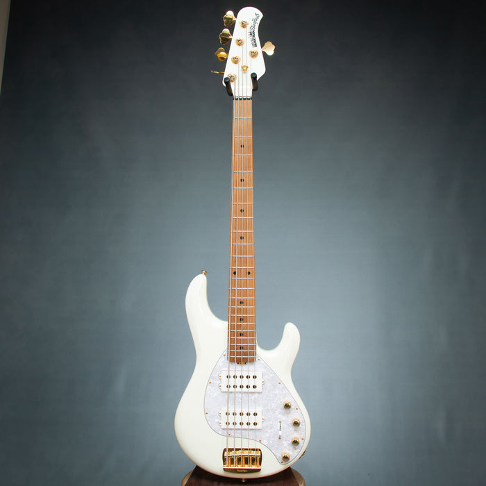 Ernie Ball Music Man 2024 StingRay 5 Special HH 5 String w/Bag - Ivory White - Preowned