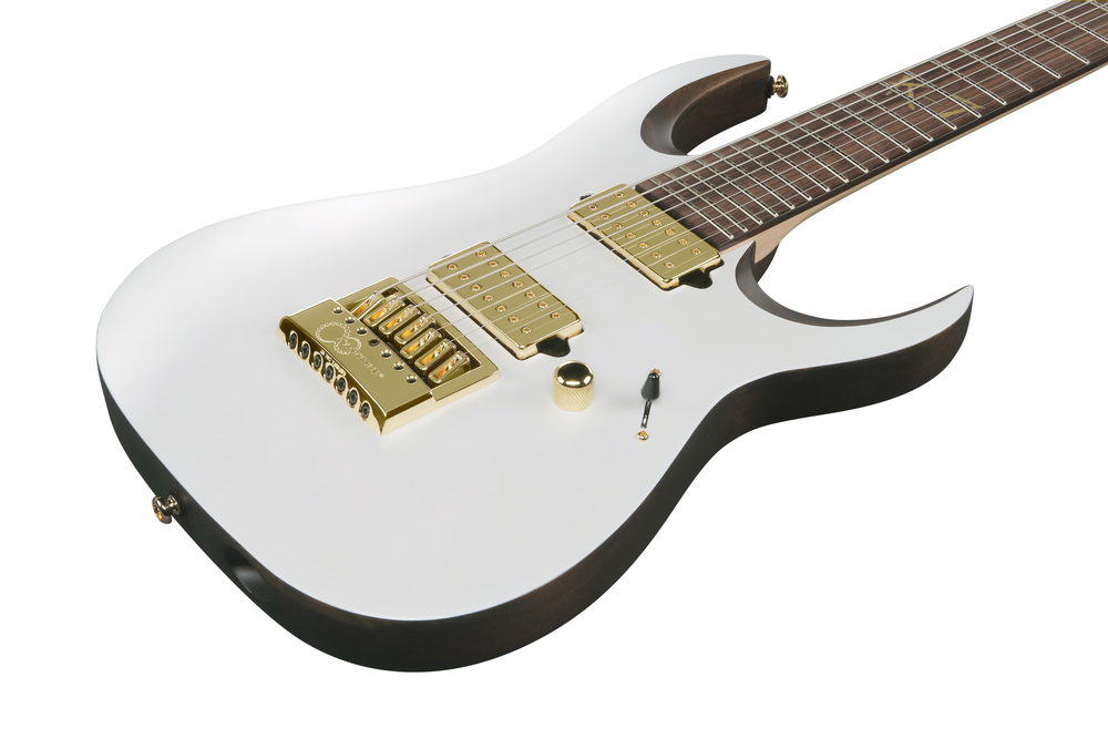 Ibanez K7 YANG Head Signature 7 String Electric Guitar - White