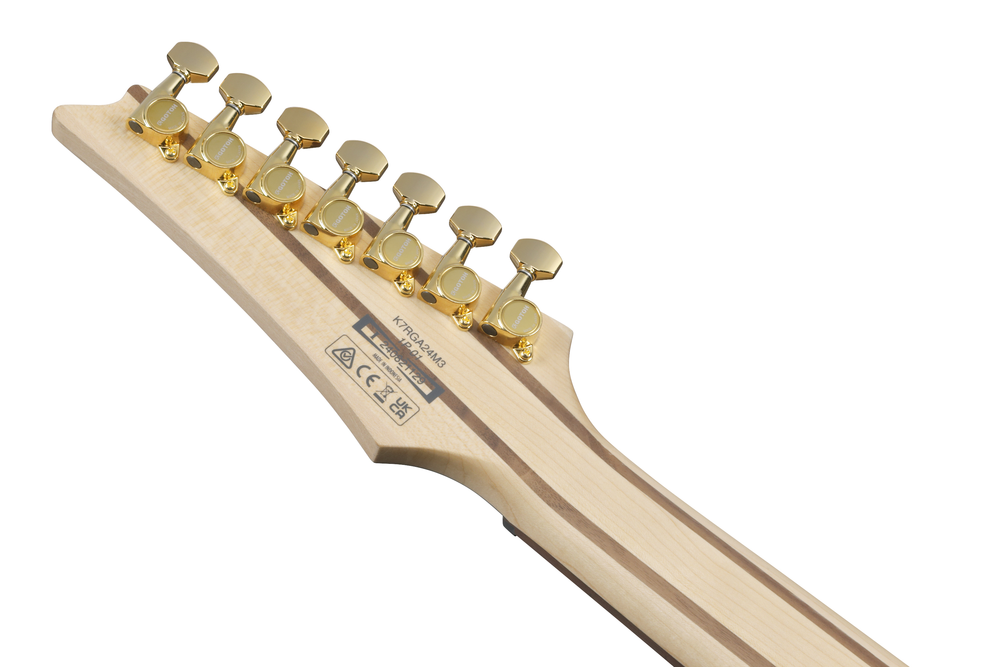 Ibanez K7 YANG Head Signature 7 String Electric Guitar - White