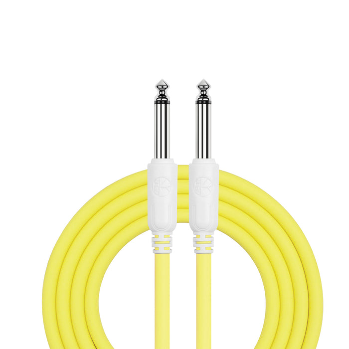 Kirlin KIC241LE-10 Entry 24 Instrument Cable - 10ft - Lemon Yellow