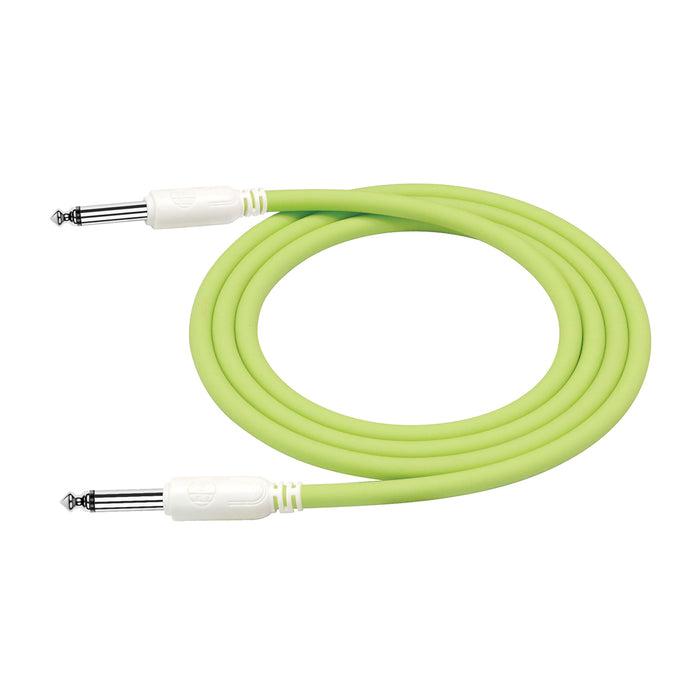 Kirlin KIC241SP-10 Entry 24 Instrument Cable - 10ft - Spring Green