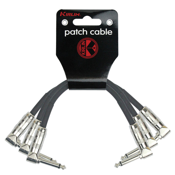 Kirlin KIP3243PN-3 Patch Cable 3-PACK Ra-ra 3"