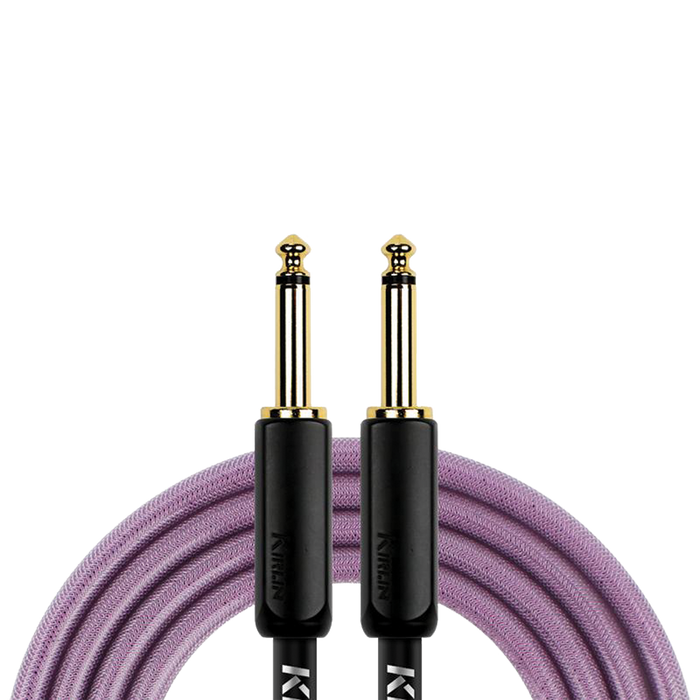 Kirlin KIPW201BPU-10 Pvc Woven Premium Plus Instrument Cable 10ft - Purple