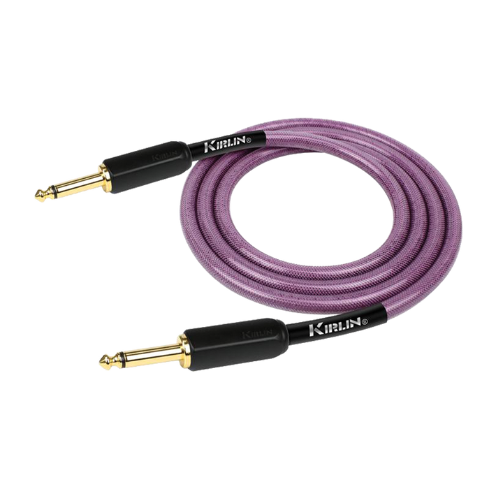 Kirlin KIPW201BPU-10 Pvc Woven Premium Plus Instrument Cable 10ft - Purple