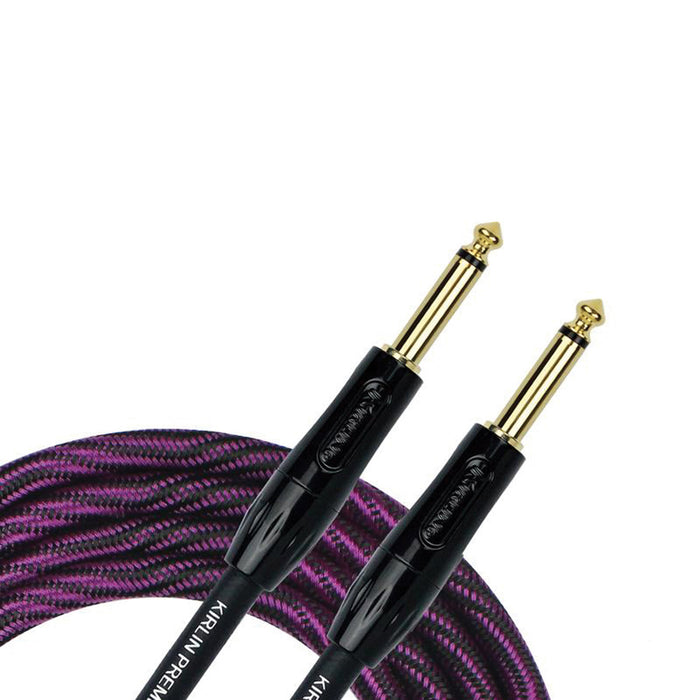 Kirlin IWB201WB 20ft Premium Plus Instrument Cable - Wave Purple