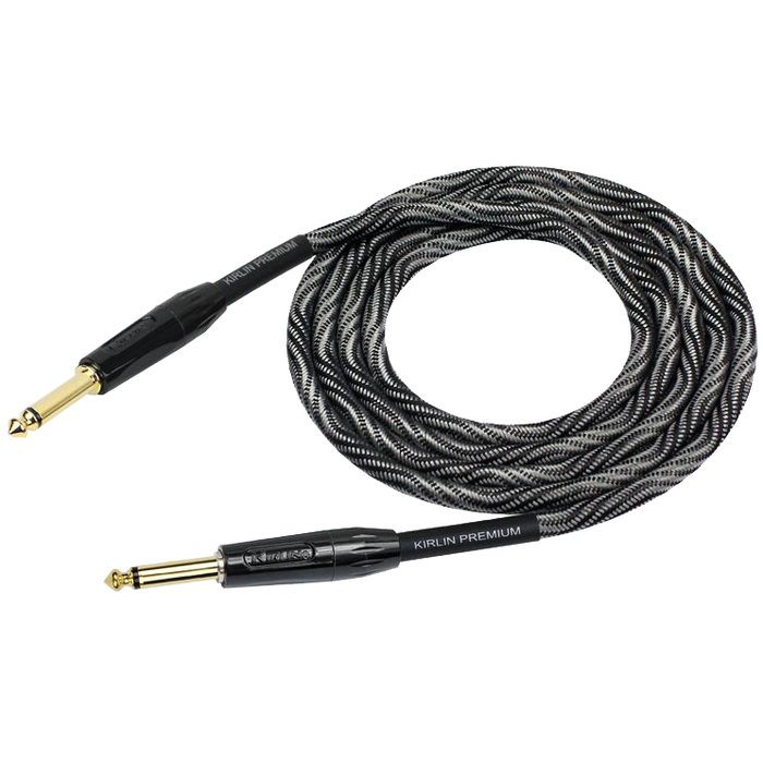 Kirlin IWB201WB 20ft Premium Plus Instrument Cable - Wave Black
