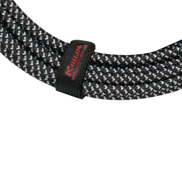 Kirlin IWC202BK 10ft Entry Woven Instrument Cable Ra - Straight - Black