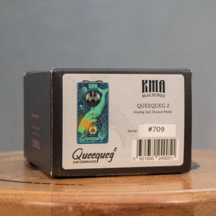 KMA Machines Queequeg Analog Sub Octave Generator Effects Pedal w/Box - Preowned