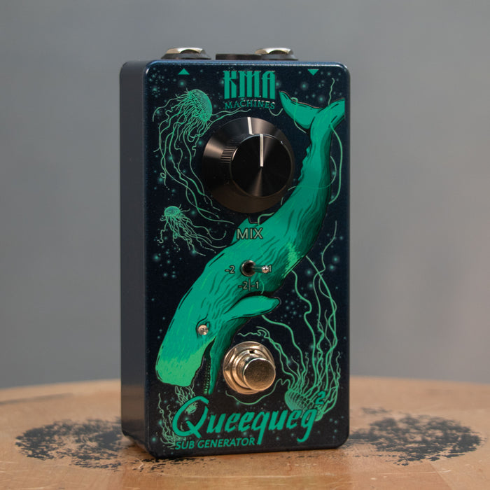 KMA Machines Queequeg Analog Sub Octave Generator Effects Pedal w/Box - Preowned