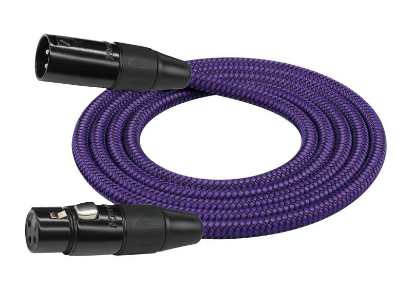 Kirlin Entry Woven 20ft Xlr - Xlr Cable - Purple