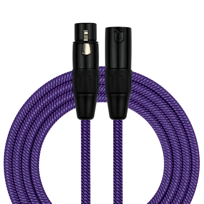 Kirlin Entry Woven 20ft Xlr - Xlr Cable - Purple