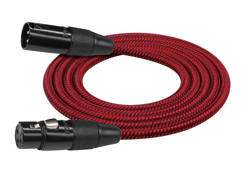 Kirlin Entry Woven 20ft Xlr - Xlr Cable - Red