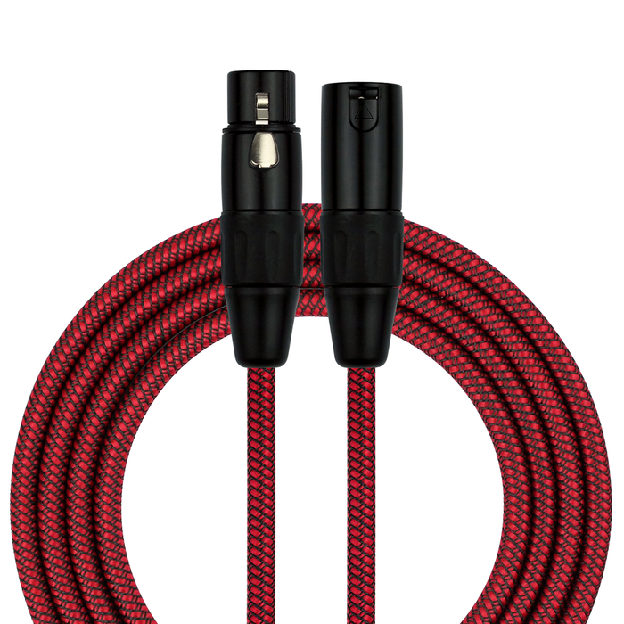 Kirlin Entry Woven 20ft Xlr - Xlr Cable - Red